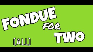 Glee  Fondue For Two ALL [upl. by Kudva]