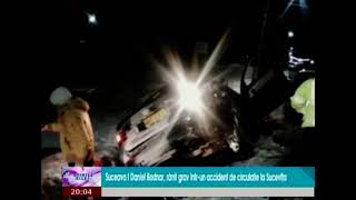 Daniel Bodnar ranit grav intrun accident rutier la Sucevita [upl. by Sorcim]