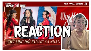 REACTION NHƯ MỘT GIẤC MƠ  THANH NGỌC HỒNG NHUNG LYNK LEE  Chị Đẹp Đạp Gió Rẽ Sóng  Hay [upl. by Dihsar]