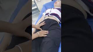 Lady womb adjustment chiropractic india Hot massage asmr [upl. by Affer]