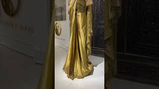 24K Golden Fringed Stitched Saree [upl. by Sherrill681]