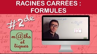 Appliquer les formules sur les racines carrées  Seconde [upl. by Ravaj]