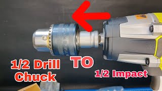 12 Impact to 12 Drill Chuck Adapter [upl. by Pru785]