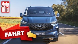 Ford TransitTourneo Custom 2023  Ein Ford mit Familiensinn im ersten Check  mit Thomas Geiger [upl. by Min]