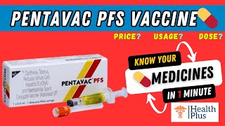 Pentavac PFS Vaccine  vaccine 🤔 [upl. by Vinay]