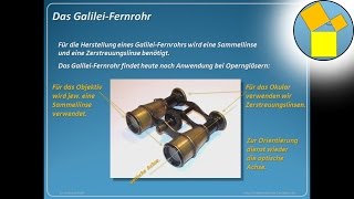 Galilei Fernrohr  Linsenarten  Rueff [upl. by Yleen]