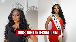 OCEANE BELLOW  MISS INTERNATIONAL TOGOMISS TOGO DIASPORA FRANCE [upl. by Alaehcim]