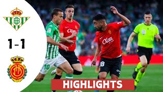 Real Betis vs Mallorca 11  highlights  la liga 202425 [upl. by Oimetra256]