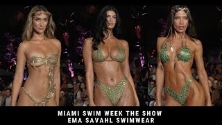 Ema Savahl Insane Models at￼ Miami Swim Week [upl. by Anotyad]