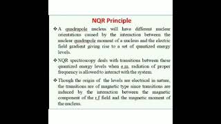 NQR SPECTROSCOPY [upl. by Ahsead]