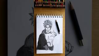 Dibujo de pain drawing dibujosart dibujo arte anime narutoshippuden tutorial [upl. by Ganiats314]