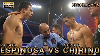 Rafael Espinosa VS Sergio Chirino Highlights boxingnews [upl. by Kingsley]