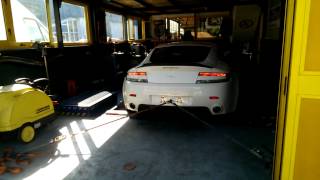 Aston Martin V8 Vantage Titanium Exhaust Valvetronic by Velocity AP [upl. by Ainola423]