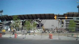 Giants Stadium Wrecking Ball Demolition [upl. by Melburn241]