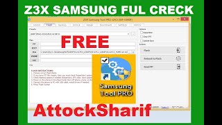 Samsung Z3X Tool Free Full Crack Without Box AttockSharif [upl. by Aciretal541]