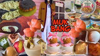 SUB 디저트 먹방 브이로그 크림 도넛 티라미수 케이크 아이스크림 약과쿠키 DESSERT MUKBANG VLOG CREAM DONUTS TIRAMISU CAKE デザートモクバン [upl. by Eyaf500]