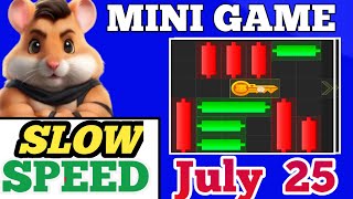 mini game puzzle solution July 25 Hamster Kombat ⚡️ SLOW SPEED ⏩ [upl. by Llemaj]