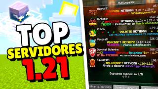 🏆TOP 5 MEJORES SERVIDORES DE MINECRAFT 121😱No Premium y Premium JAVA BEDROCK y PE [upl. by Roderica215]