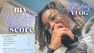 VLOG  UCAT TEST DAY Revealing My Score LIVE REACTION emotional [upl. by Godfrey]