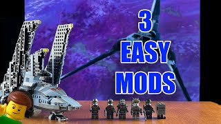 How to Mod The Bad Batch Shuttle 75314  Lego Star Wars [upl. by Yziar481]