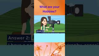 How to answer What are your Hobbies conversationpractice englishlearning englishconversation [upl. by Adnama697]