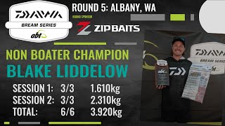 2024 Daiwa BREAM Series  Zipbaits Albany Non Boater Champion Interview with Blake Liddelow [upl. by Charlet677]