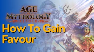 How To Get Favour In Age of Mythology Retold [upl. by Annahoj]