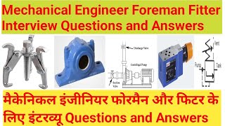 mechanical maintenance interview questions and answersmechanical engineer interview questions [upl. by Weinhardt]