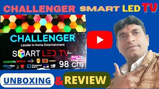 Challenger Smart Android Led TV 40 Inch Full HD Dolby Surround Unboxing and Review [upl. by Celestyna]