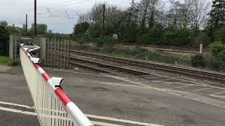 Helpston Level Crossing  Cambridgeshire 08042024 [upl. by Akinehs]