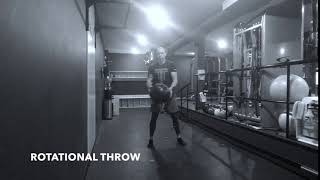 Rotational Throw  Upside Strength Exercise Library [upl. by Llecrep]