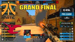 GRAND FINAL  fnatic vs mousesports  ESL Pro League S10 Finals  CSGO [upl. by Newcomb]