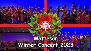 2023 Winter Concert  Matteson Elementary School [upl. by Alaham700]