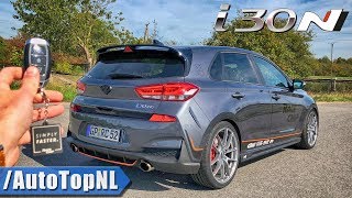 Hyundai i30N RaceChip 320HP REVIEW POV Test Drive on AUTOBAHN amp ROAD by AutoTopNL [upl. by Lainad926]