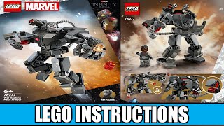 LEGO Instructions  Marvel Super Heroes  76277  War Machine Mech Armor [upl. by Fee]