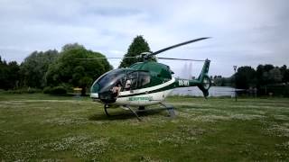 The Eurocopter EC120 Colibri of the Helicopter Centre Helsinki taking off [upl. by Custer]