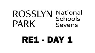 LIVE  Rosslyn Park National School Sevens 2023  RE1 day one [upl. by Moia]