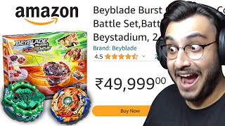 I BOUGHT THE MOST EXPENSIVE BEYBLADE FROM AMAZON [upl. by Nyloj185]