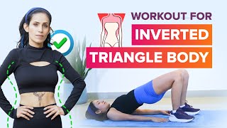 10 min Full Body Hourglass Workout for Inverted Triangle Figure Home Exercise to Achieve Your Goals [upl. by Adehsar]