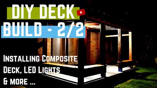 DIY DECK Build  Episode 22  Composite Decking LED lights and Pest control [upl. by Adine263]