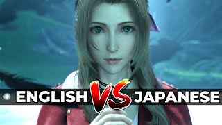 SPOILER English Versus Japanese  Aeriths Death  FF7 Rebirth [upl. by Costanzia]