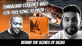 Timbaland has Beatclub producer sample TV SHOW THEME into RampB Banger  Making of SIGNS [upl. by Orville]