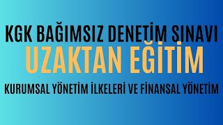 Kurumsal Yönetim İlkeleri ve Finansal Yönetim 2024 Eğitim Videoları [upl. by Pascal]