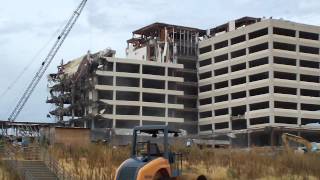 Wrecking Ball Demolition at old Mercy Joplin Hospital [upl. by Baily]