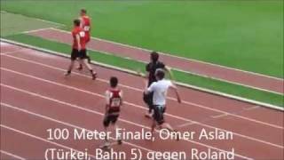 Roland Wegner wird Weltmeister über 100m im Rückwärtslaufen  Retrorunning [upl. by Jaymie]