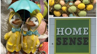 New HomeSense Easter Decor Finds  Shop With Me [upl. by Adnohs]