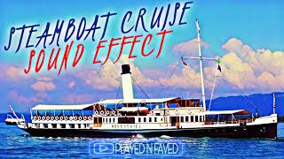 Steamboat Cruise Sound Effect  Steam Boat Motor Engine Ambience Noise  No Copyright [upl. by Hanna240]