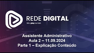 11092024  Aula ASAD São José A e B  Parte 1 [upl. by Airamanna774]