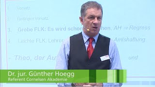 SchulRecht für die Praxis Aufsichtspflicht  Vortrag mit Dr jur Günther Hoegg [upl. by Aicylla742]