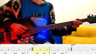 Plateau – Nirvana – Bass cover with tabs 4k [upl. by Sand874]